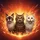 Three Surprised Cats Adventure Sky - Travel Essentials Gift for Cat Lovers Spare Tire Cover - 6