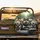 Black Shiba Inu Dogs Car Ride - Road Trip Adventure Gift Spare Tire Cover - 2