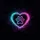 Heart Outline Paw Print Light Trails Energy Wisps Bokeh Effects - Pet Lover Gift Vehicle Decor Spare Tire Cover - 6