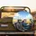 Ant Poodle Driving Open Top Cruiser Sun-drenched Golden Field - Road Trip Adventure Gift Spare Tire Cover - 2