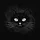 Watchful Black Cat Face Whiskers Smoky Wisps - Cat Lover Home Decor Gift Spare Tire Cover - 6
