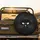 Watchful Black Cat Face Whiskers Smoky Wisps - Cat Lover Home Decor Gift Spare Tire Cover - 2