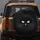 Watchful Black Cat Face Whiskers Smoky Wisps - Cat Lover Home Decor Gift Spare Tire Cover - 5