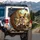Aviator Corgi Puppy Forest Road Trip - Dog Lover Travel Essentials Spare Tire Cover - 3