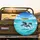 Arching Dolphins Tropical Ocean Island - Beach Lover Gift Spare Tire Cover - 2
