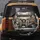 Three Tabby Cats Driving Car Interior View - Cat Lover Road Trip Gift Spare Tire Cover - 5
