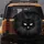 Black Cat White Almond Eyes Whiskers - Dark Aesthetic Everyday Gift for Cat Lover Spare Tire Cover - 5