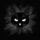 Black Cat White Almond Eyes Whiskers - Dark Aesthetic Everyday Gift for Cat Lover Spare Tire Cover - 6