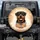 Smiling Rottweiler Dog Heart Paws Dreamy Clouds Golden Light - Dog Lover Gift Spare Tire Cover - 1