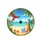 Macaws Tropical Beach Pineapple Cocktail Flip Flops Starfish - Travel Essentials Gift Spare Tire Cover - 4