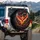 Majestic Phoenix Glowing Fiery Wings Cosmic Starlight - Fantasy Lover Gift Spare Tire Cover - 3