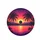 Radiant Sun Tropical Palm Tree Mountain Sunset - Outdoor Lifestyle Gift Spare Tire Cover - 4