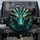Dragon Face Filigree Eyes - Fantasy Lover Home Decor Gift Spare Tire Cover - 1