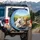 Dogs Driving Scenic Landscape - Travel Essentials Dog Lover Gift Spare Tire Cover - 3
