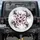 Prominent Cluster Pink Flowers Dark Smoky Mist Tendrils - Car Accessory Gift Spare Tire Cover - 1