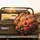 Vibrant Orange Rosebloom Floral Cascade - Garden Lover Home Decor Gift Spare Tire Cover - 2