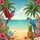 Macaw Pineapple Tropical Beach Paradise - Wildlife Lover Travel Essential Gift Spare Tire Cover - 6