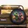 Smiling Dinosaurs Steering Wheel - Adventure Lover Gift for Dinosaur Lover Spare Tire Cover - 2