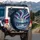 Aurora Borealis Winter Landscape Mountain Pine - Nature Lover Gift Spare Tire Cover - 3