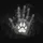 Realistic Hand Paw Print Subtle Smoke Rugged Landscape - Wildlife Lover Gift Spare Tire Cover - 6