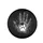 Realistic Hand Paw Print Subtle Smoke Rugged Landscape - Wildlife Lover Gift Spare Tire Cover - 4