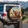 Group of Five Majestic Horses Sunlit Outdoor Landscape - Road Trip Essentials Gift Spare Tire Cover - 3