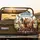 Group of Five Majestic Horses Sunlit Outdoor Landscape - Road Trip Essentials Gift Spare Tire Cover - 2