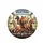 Group of Five Majestic Horses Sunlit Outdoor Landscape - Road Trip Essentials Gift Spare Tire Cover - 4