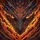 Fiery Dragon Eyes Volcanic Landscape Scales - Fantasy Adventure Gift for Off-Roaders Spare Tire Cover - 6