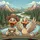 Ducks Steering Wheel Waving Duck Pine Forests Mountains Blue Sky - Road Trip Travel Essential Spare Tire Cover - 6