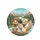 Ducks Steering Wheel Waving Duck Pine Forests Mountains Blue Sky - Road Trip Travel Essential Spare Tire Cover - 4