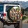 Diverse Dog Pack Border Collie Australian Shepherd with Bandanas - Dog Lover Everyday Gift Spare Tire Cover - 3