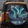 Howling Wolf Aurora Borealis Winter Night - Wildlife Lover Gift Spare Tire Cover - 5