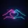 Luminous Neon Lines Heart Hands Energy Streams Glow - Love Symbol Gift for Couples Spare Tire Cover - 6