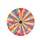 Full Spectrum Radial Rainbow Burst Scattered Pink Red Hearts - Everyday Home Decor Gift Spare Tire Cover - 4