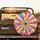 Full Spectrum Radial Rainbow Burst Scattered Pink Red Hearts - Everyday Home Decor Gift Spare Tire Cover - 2