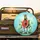 Watermelon Zebra Character with Sneakers, Leaves, and Vines - Outdoor Lifestyle Gift Spare Tire Cover - 2
