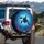 Orca Killer Whale Fish Coral Kelp Underwater Scene - Marine Life Gift for Ocean Lover Spare Tire Cover - 3