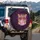 Leopard Portrait Pink Sunglasses Bubblegum - Wildlife Lover Gift Spare Tire Cover - 3