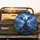 Powerful Blue Dragon Mountain Peak Lightning Sky - Fantasy Fan Gift Spare Tire Cover - 2
