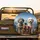 Four Fluffy Dogs Mountain Vista - Dog Lover Outdoor Adventure Gift Spare Tire Cover - 2
