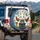 White Rabbit Steering Wheel Duck Chickens Flying Animals - Adventure Lover Gift Spare Tire Cover - 3