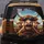 Grinning Cows in Sunglasses Adventure Road Trip - Cow Lover Gift Spare Tire Cover - 5