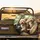 Five Goldendoodle Dogs Driving Car Interior Lush Green Park Scenery - Dog Lover Gift Spare Tire Cover - 2