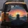 Japanese Pagoda Misty Mountain Forest Sunset Landscape - Home Decor Gift for Traveler Spare Tire Cover - 5
