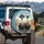 Excited Ostriches Desert Road Trip - Travel Essentials Gift for Ostrich Lovers Spare Tire Cover - 3