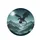 Majestic Dark Dragon Wings Night Sky Full Moon Mountain Peaks - Fantasy Lover Gift Spare Tire Cover - 4