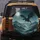 Majestic Dark Dragon Wings Night Sky Full Moon Mountain Peaks - Fantasy Lover Gift Spare Tire Cover - 5
