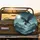 Majestic Dark Dragon Wings Night Sky Full Moon Mountain Peaks - Fantasy Lover Gift Spare Tire Cover - 2