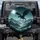 Majestic Dark Dragon Wings Night Sky Full Moon Mountain Peaks - Fantasy Lover Gift Spare Tire Cover - 1